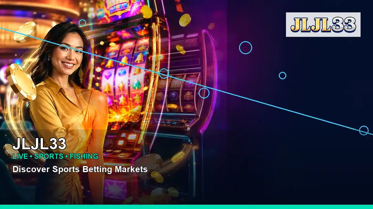 JLJL33 duo online slot games featuring an adult Filipina casino host with a left-framed composition